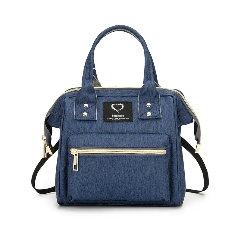 dark blue fc003 Сумка для детских подгузников, рюкзак для мам, сумки для подгузников, сумка для мам, сумка для кормящих мам, большая емкость, водонепроницаемая дорожная сумка для коляски - Color: dark blue fc003