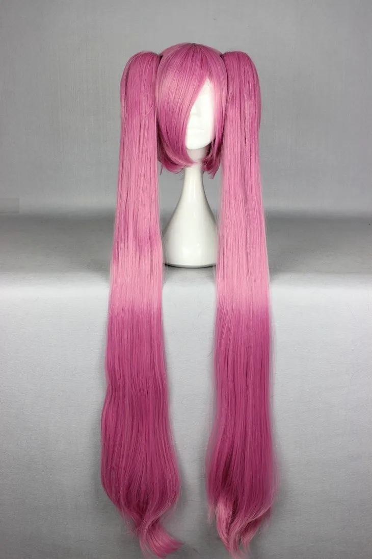 MCOSER, 110 см, 43,3 дюйма, косплей, волосы, синтетические, много цветов, короткий парик с двумя хвостиками, вечерние,, WIG-572C
