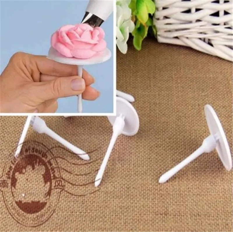 1 комплект/4 шт Sugarcraft кекс торт стенд глазурь Крем Цветок украшения ногтей набор инструментов