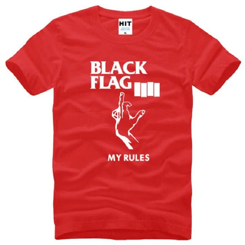 Черный панк-рок-группа флаг Генри Роллинс большие бары Для мужчин футболка для