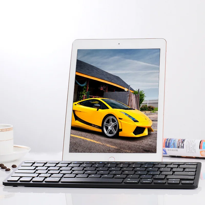 Portable Mini Wireless Keyboard Multi Function Ultra-Slim Bluetooth 3.0 Keypad For Android/ IOS/ Windows iPad Tablet Smart TV | Компьютеры