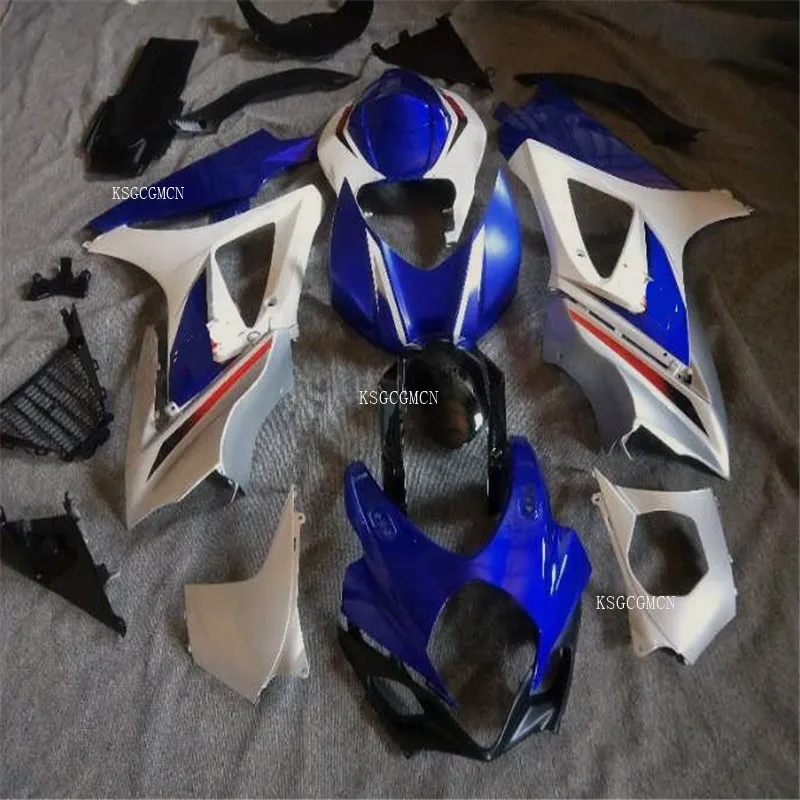 Новый Синий Белый 07 08 для GSXR1000 ABS боди наборы бесплатно настроить комплект