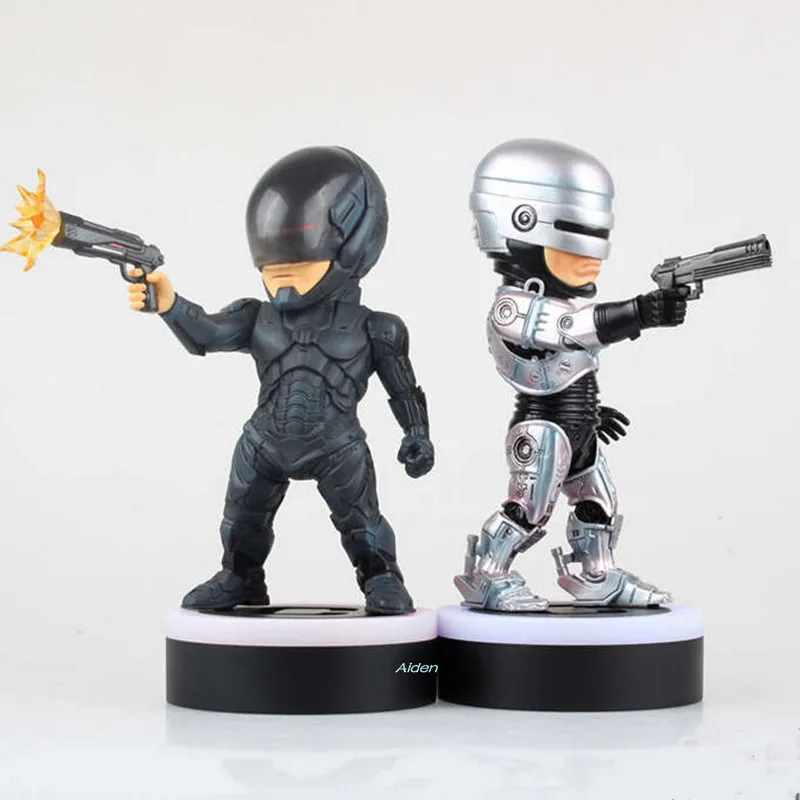 RoboCop Alex Murphy Q версия со светодиодной подсветкой фигурка Коллекционная модель