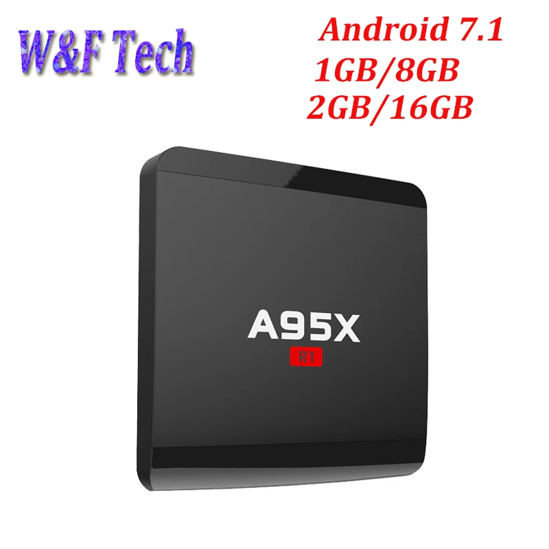 A95X R1 Android 7,1 Smart tv Box Amlogic S905W четырехъядерный 1 ГБ 8 ГБ HD2.0 4K2K HD 2,4G Wifi A95x Nexbox потоковый медиаплеер