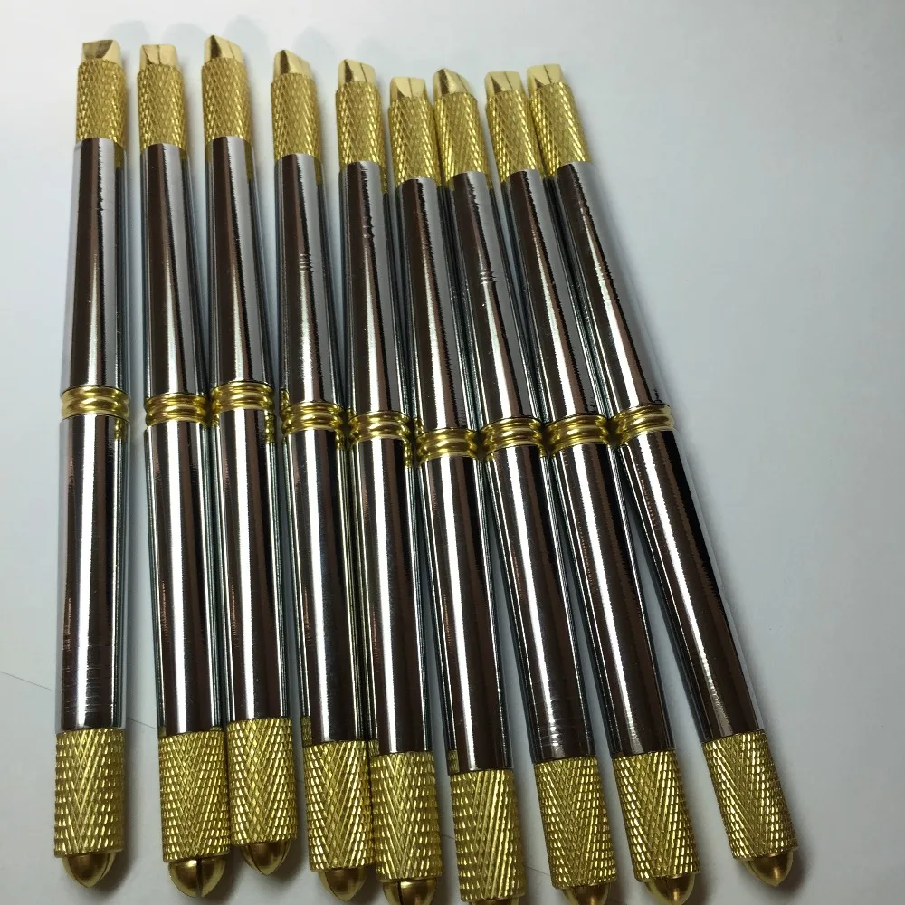 Ручка для перманентного макияжа с двумя головками 1 шт. | Красота и здоровье