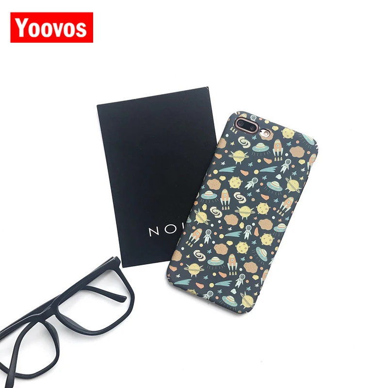 Yoovos 2018 Новый литературы и Книги по искусству астронавт чехол для телефона IPhone 6 7 8