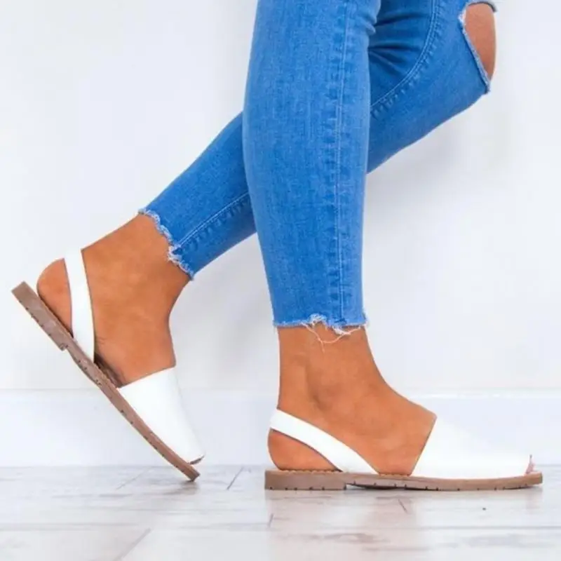 Женские летние сандалии в стиле ретро Пикантная Женская пляжная обувь с открытым