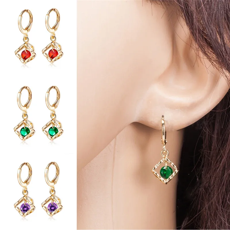 Оптовая Продажа Модные Защита окружающей среды-чистые Медь Серьги-кольца со