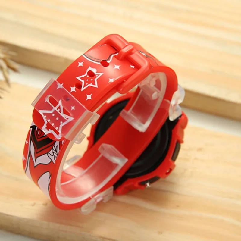 3D Led Цифровой Проектор Мультфильм супер мужчины Часы Дети Наручные Мальчики