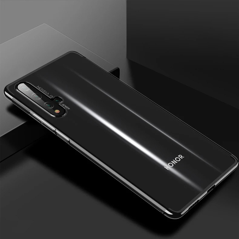 Чехол-накладка для телефона Huawei Honor 20 Pro 20i Lite View V20 прозрачный мягкий силиконовый
