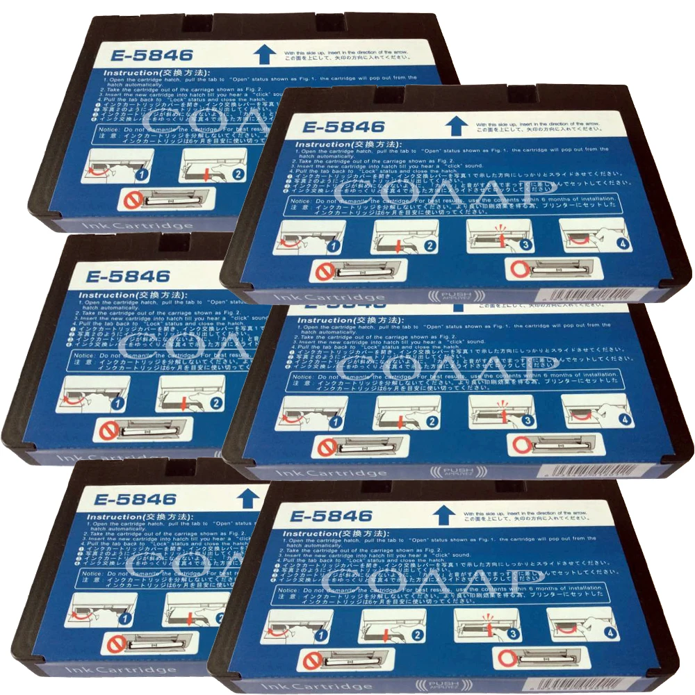 Новый совместимый чернильный картридж T5846 костюм для Epson PictureMate 200 240 260 280 290 PM240 PM225