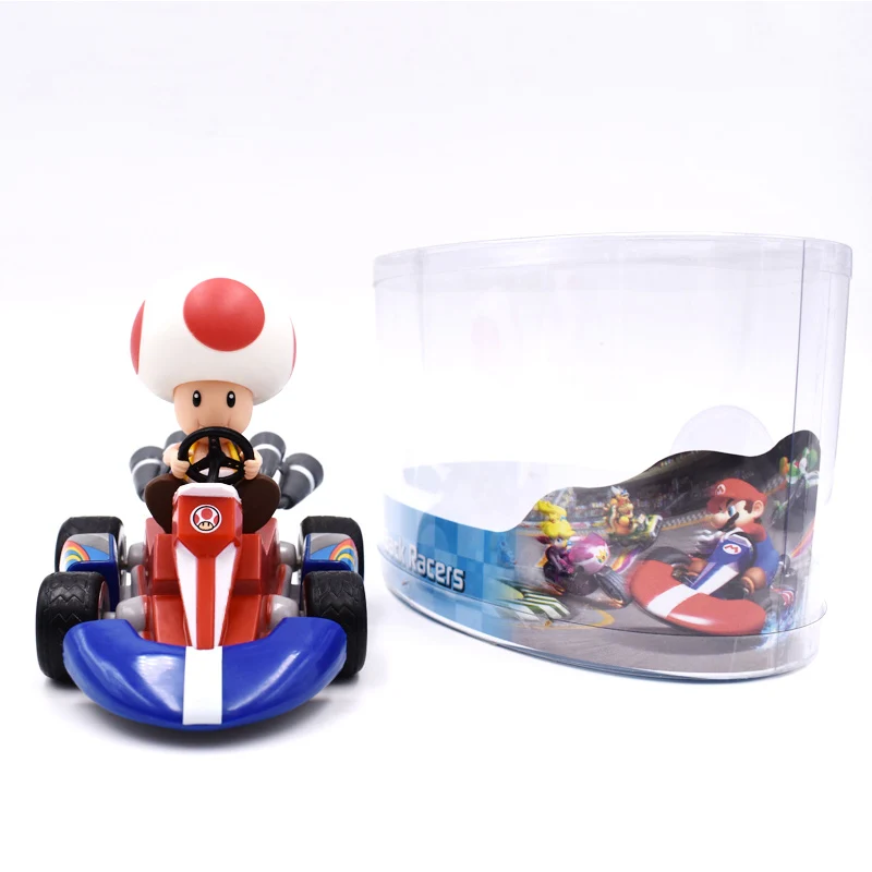 7 видов стилей Аниме Super Mario Bros Kart Pull Back автомобиль Ослик Конг персик жаба Луиджи ПВХ фигурка Коллекционная кукла модель игрушки