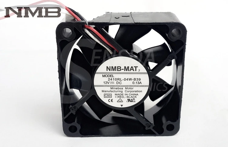 Для NMB 2410RL 04W B39 6 см 6025 60 мм DC 12 В 0.13A инвертор сервера осевой кулер Охлаждающие