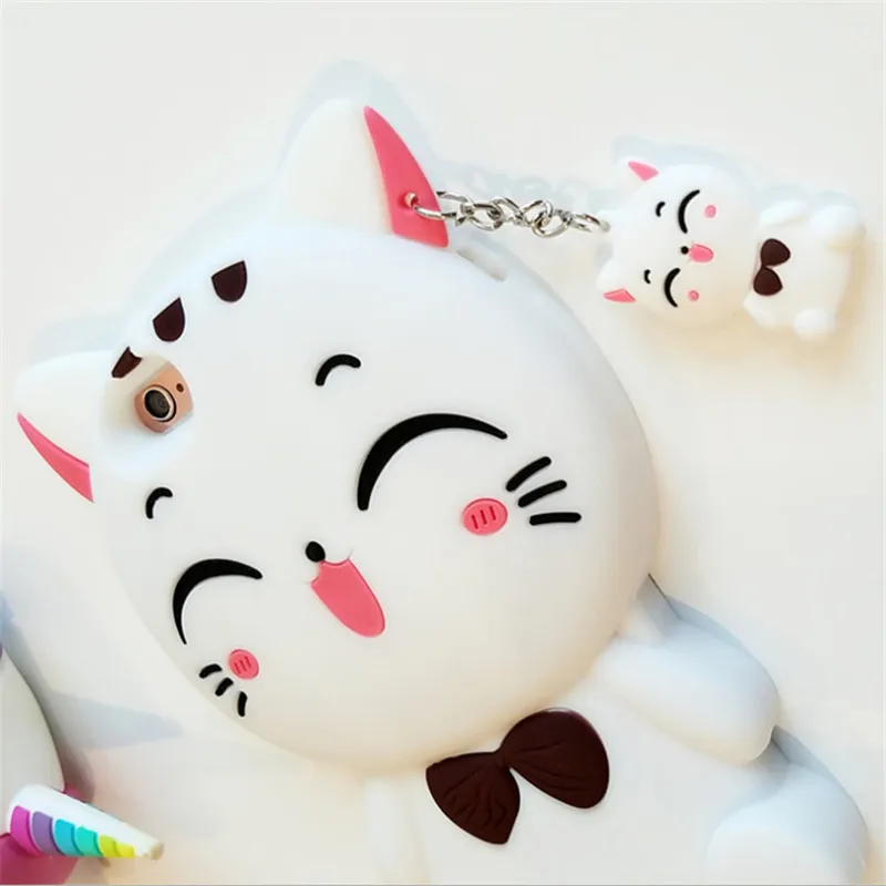 3D Luxury Cute Cartoon case Lucky Cat Soft Silicone Mobile Phone Back Case Cover Skin Shell For lecco le max 2 |