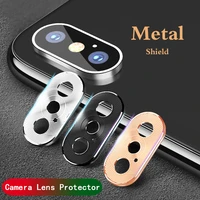 metal camera lens protector film for iphone x xs anti scratch camera protective ring for iphone xs max xr 360 full protection