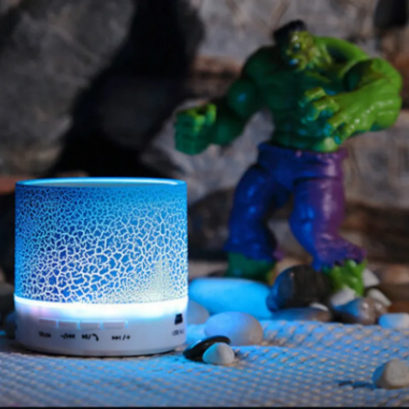 Mini Bluetooth Portable Speaker Hands Free LED Wireless TF USB FM Sound Music for IPhone Xiaomi Samsung Mobile Phone | Электроника