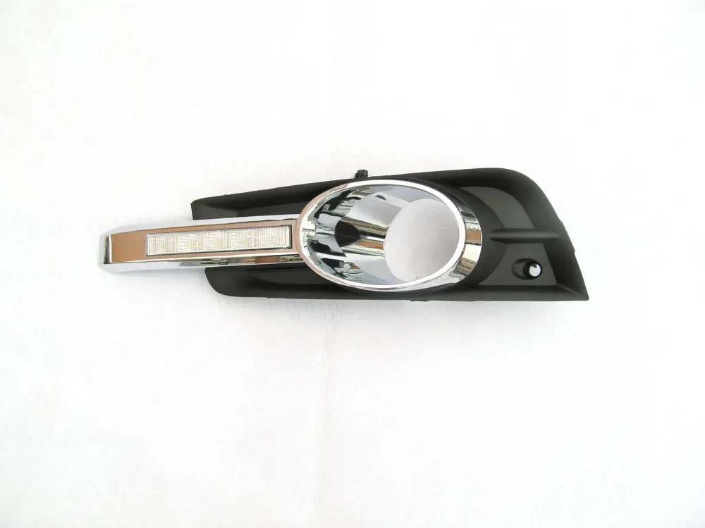 2 шт./компл. стайлинга автомобилей drl для chevrolet cruze 2009 2010 2011 2012 2013 DRL Противотуманные фары отверстие Габаритные огни
