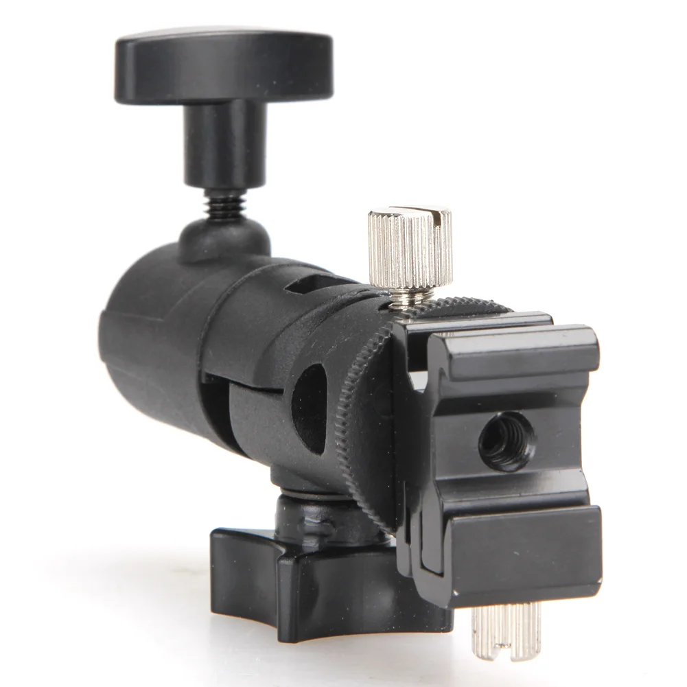 Аксессуары для фото Поворотная вспышка камеры кронштейн обуви держатель зонта