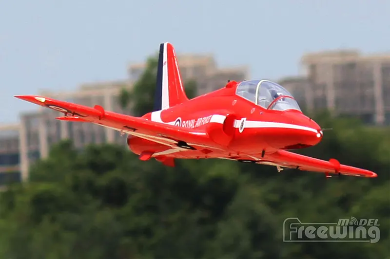 Модель самолета EPO RC Freewing 70 мм EDF JET 1/9 BAE HAWK T.1 Sport Aircreft Kit + Servo или Luxury 6s PNP выдвижной LG