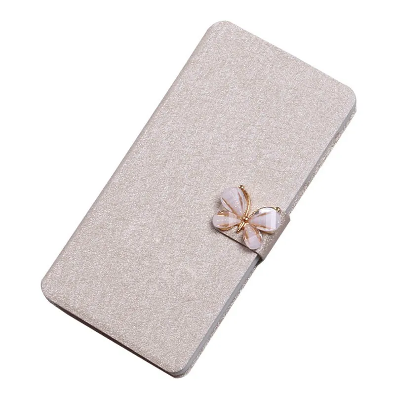 Для Alcatel One Touch Pixi 4 5010 5010D 5045 5045D чехол из искусственной кожи флип-чехол Fudans чехол для телефона защитный чехол Capa Coque сумка - Цвет: Gold Butterfly