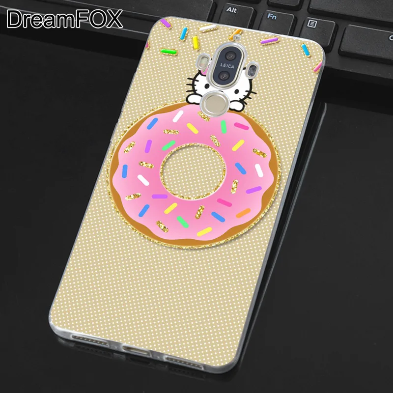 DREAMFOX L424 пончики любовь конфеты торт Мягкий ТПУ силиконовый чехол для huawei Honor 6A 6C 6X