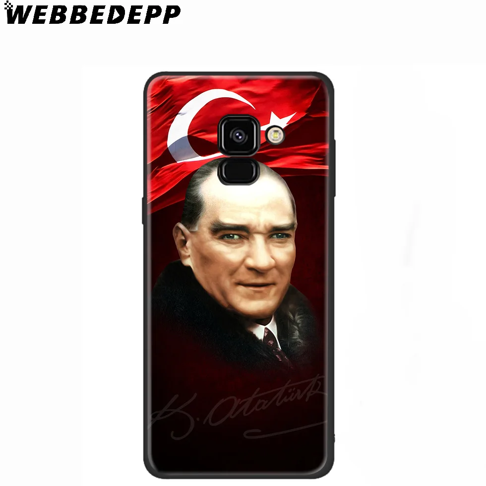 WEBBEDEPP Турция Mustafa Kemal Ataturk силиконовый чехол для Samsung Galaxy A3 A5 A6 A7 A8 A9 A10 A20 A30 A40 A50 A70 M10