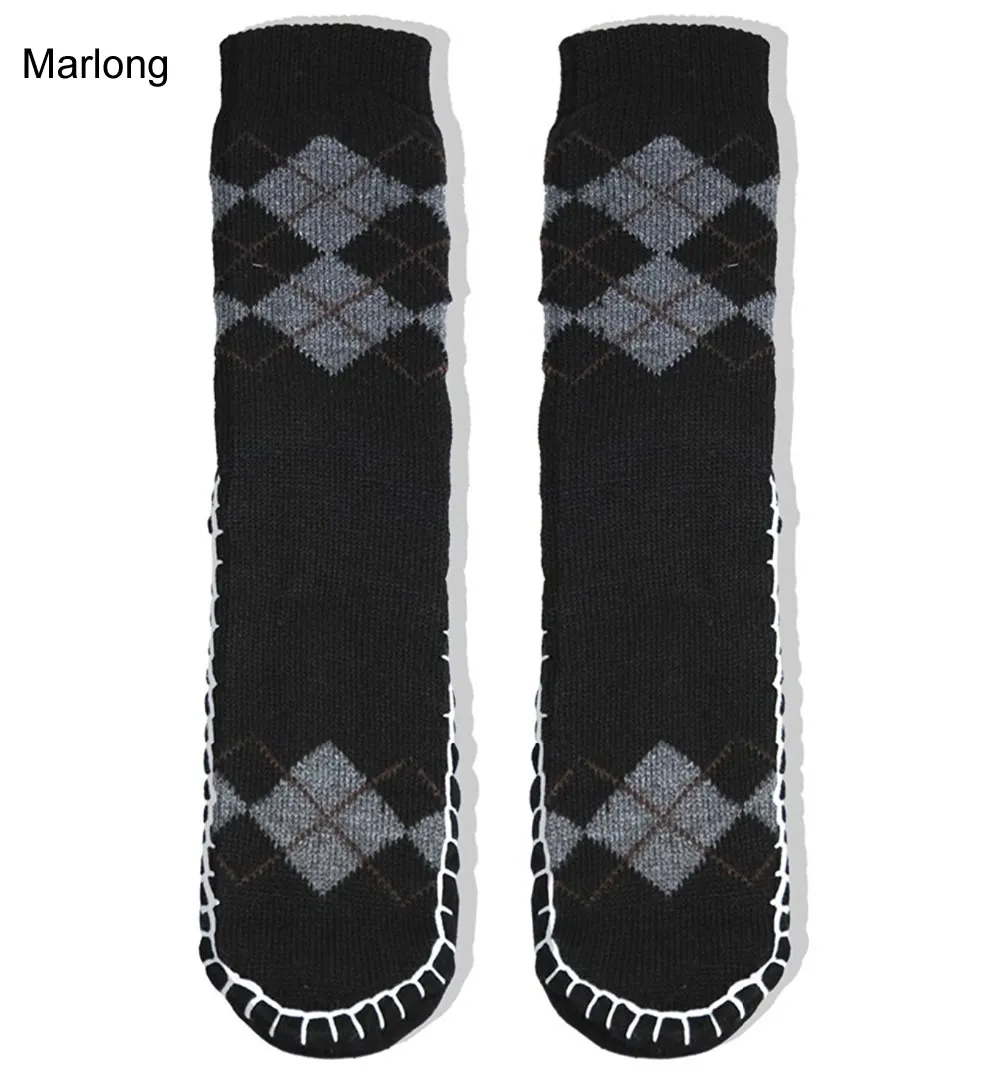 Men Knitted Home Slipper Socks with NON Slip Bottom Man Indoor Floor Household Warm Soft Shoes | Обувь