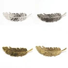 Женские заколки для волос с листьями, зажимы для волос из металлического сплава, аксессуары для волос