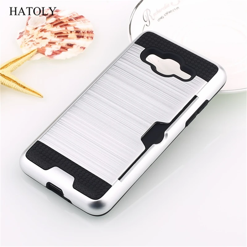 Hatoly чехол для samsung Galaxy J2 премьер-Чехол-Броня с эффектом силиконовый резиновый