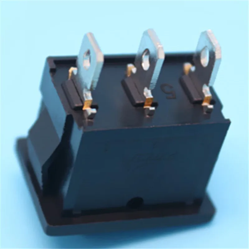 4 piecs KCD1 XW-601AB2 черный AC swicths 3 pin 2 позиция на off переключатель рокер для электронного