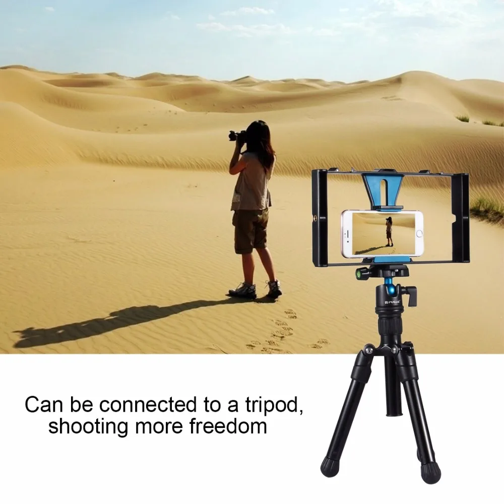 PULUZ смартфон видео Rig Filmmaking запись Ручка Стабилизатор кронштейн для iPhone/смартфона