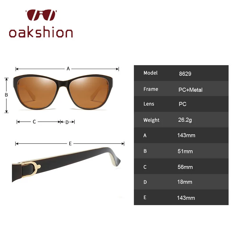 Солнцезащитные очки oakshion женские роскошные брендовые дизайнерские