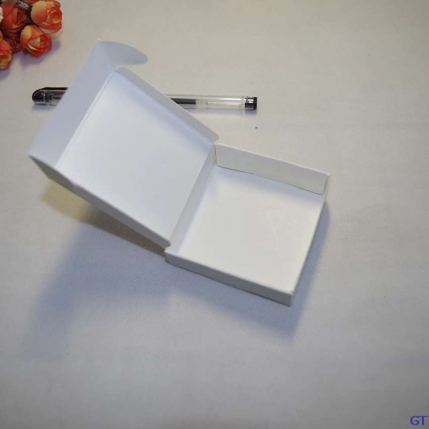 30 шт./лот 7 5x7 5x4 см подарочная упаковка-коробка из крафт-бумаги для праздника