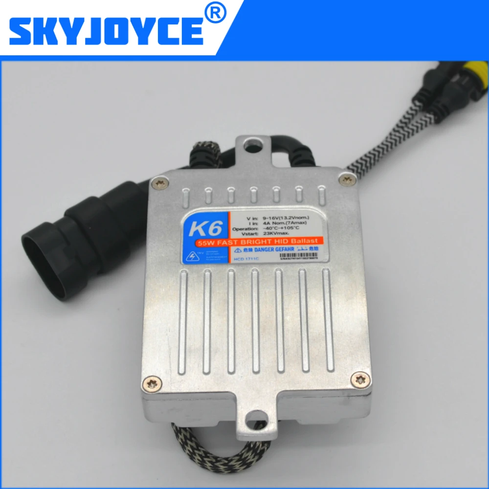 2021 SKYJOYCE hid H7 Быстрый яркий HID конверсионный комплект для H1 H3 H8 H9 H11 9005 9006 5500K 55 Вт
