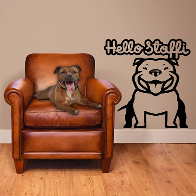 Творческие настенные виниловые наклейки с изображением Хелло Стаффорда