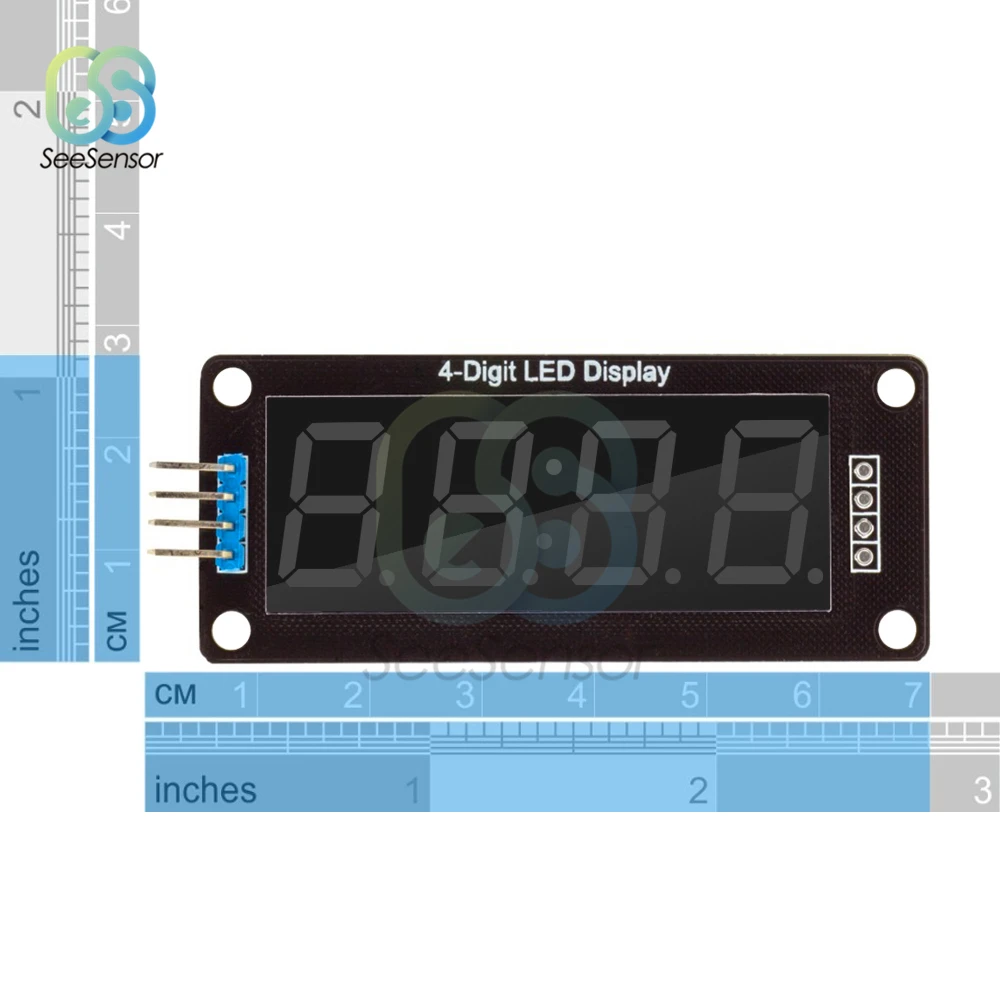 TM1637 0 56 &quot0 дюймов 4 значные цифровые часы Светодиодная трубка дисплея 7 сегментов