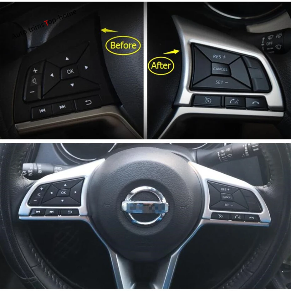Декоративная накладка на руль Yimaautotrims внутренние молдинги подходят для Nissan Teana /