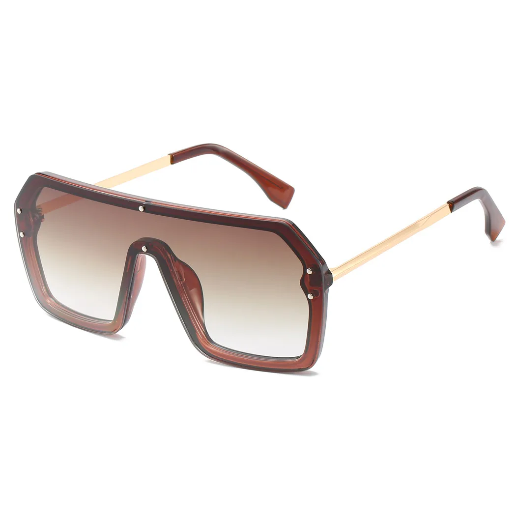 Модные солнцезащитные очки оверсайз для женщин и мужчин брендовые дизайнерские