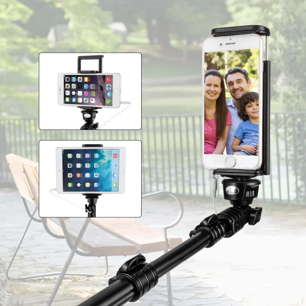 Штатив 2 в 1 для телефона и планшета с креплением адаптером Универсальный