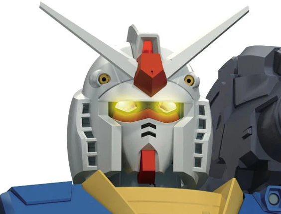 Bandai Gundam светодиодный подвижный костюм для сборки модели комплекты фигурки