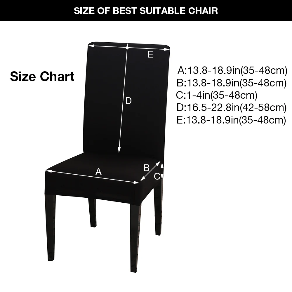 Чехлы на стулья с цветочным принтом эластичное покрытие из спандекса