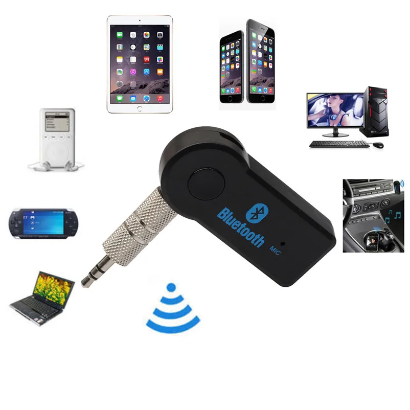 Wireless Bluetooth 3.5mm Car Aux Audio Stereo Music Receiver Adapter+Mic For PC A8 | Компьютеры и офис