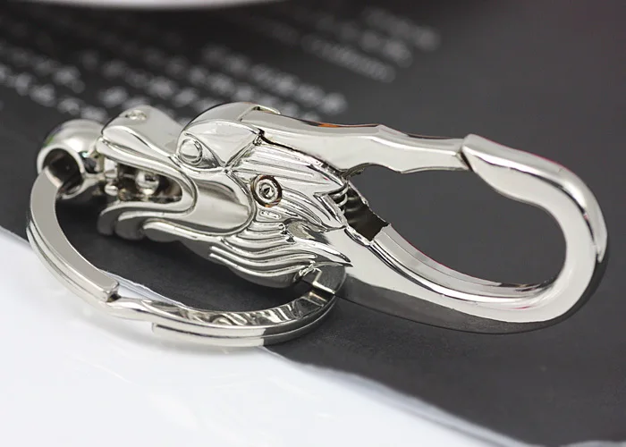 Китайский дракон Пряжка для брюк брелок поясной ремень зажим Висячие петли