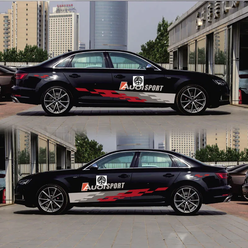 Taiyao автомобильный стильный, для спортивного автомобиля Наклейка для Audi A4 S4 RS4 автомобильные аксессуары и отличительные знаки авто стикер наклейка