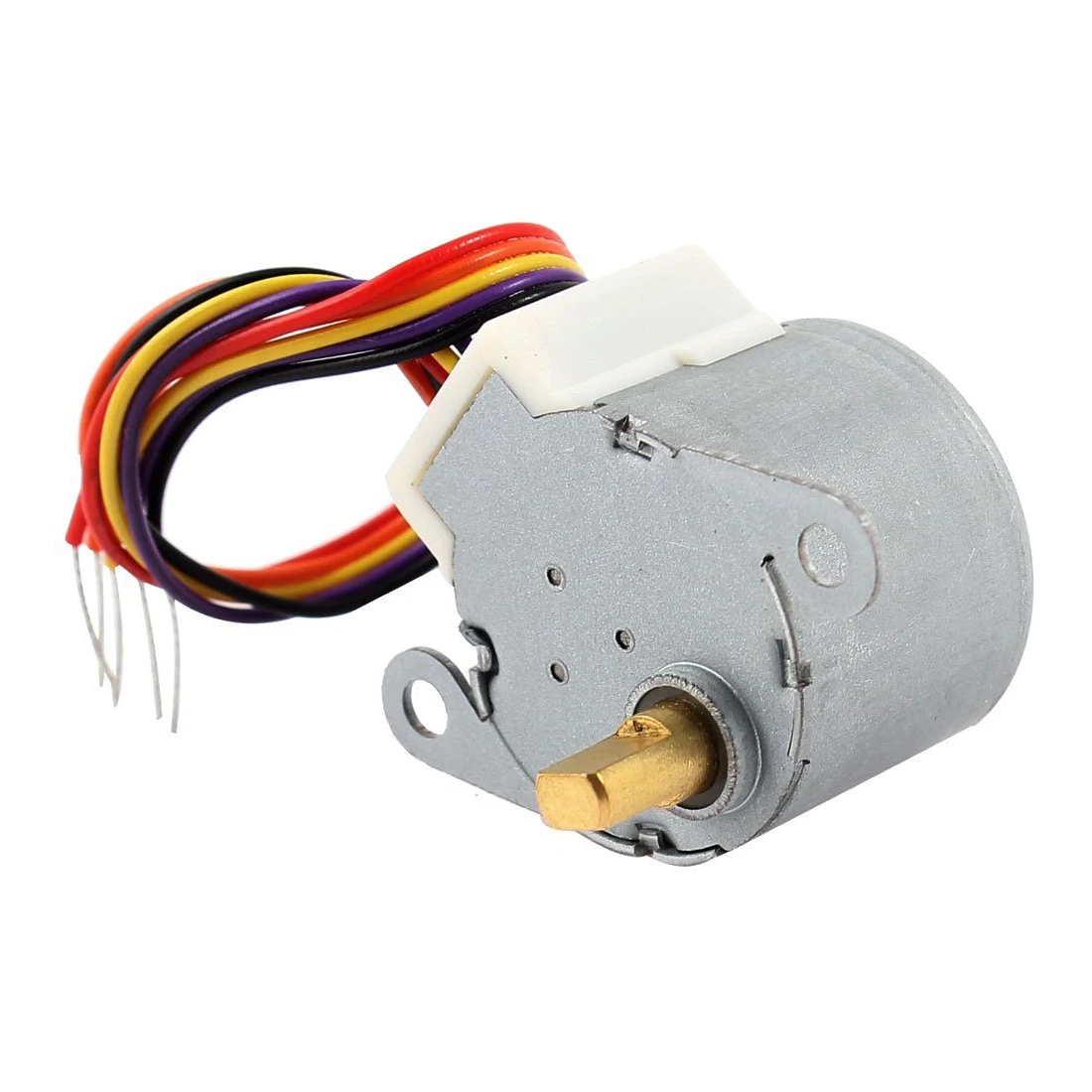 Высокое качество DC 12V CNC редукционный тактовый шаговый двигатель 0.6A 10oz.in 24BYJ48 Silver |