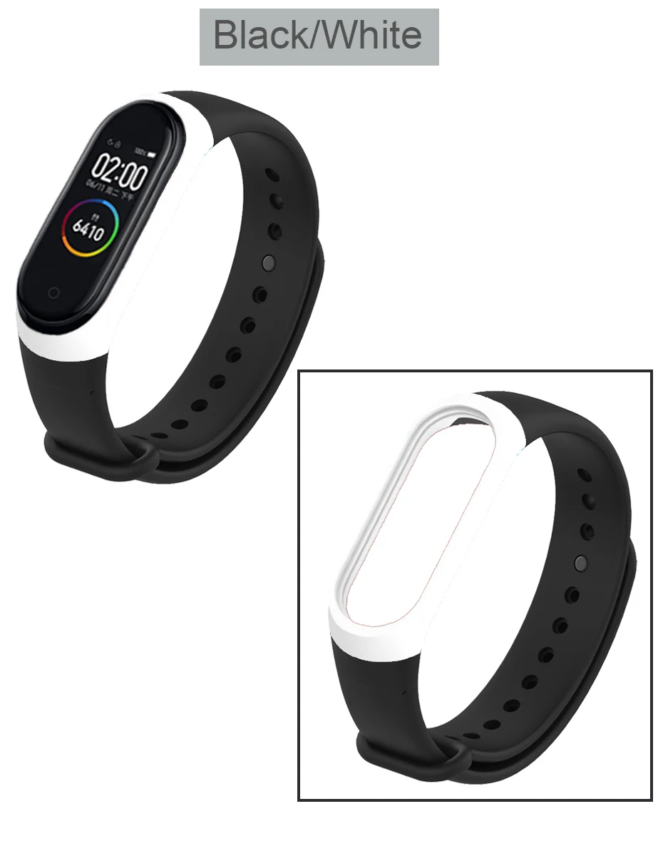 Mi Band 4 ремешок спортивные силиконовые часы браслет mi band 3 ремешок аксессуары mi Band 4 браслет smart для Xiaomi mi band 4 ремешок