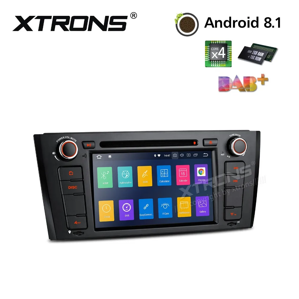 XTRONS радио Android 8 1 автомобильный DVD плеер gps RCA OBD DAB WI FI для BMW E81 2007 2011 E82 2013 E88 2008 2009 2010