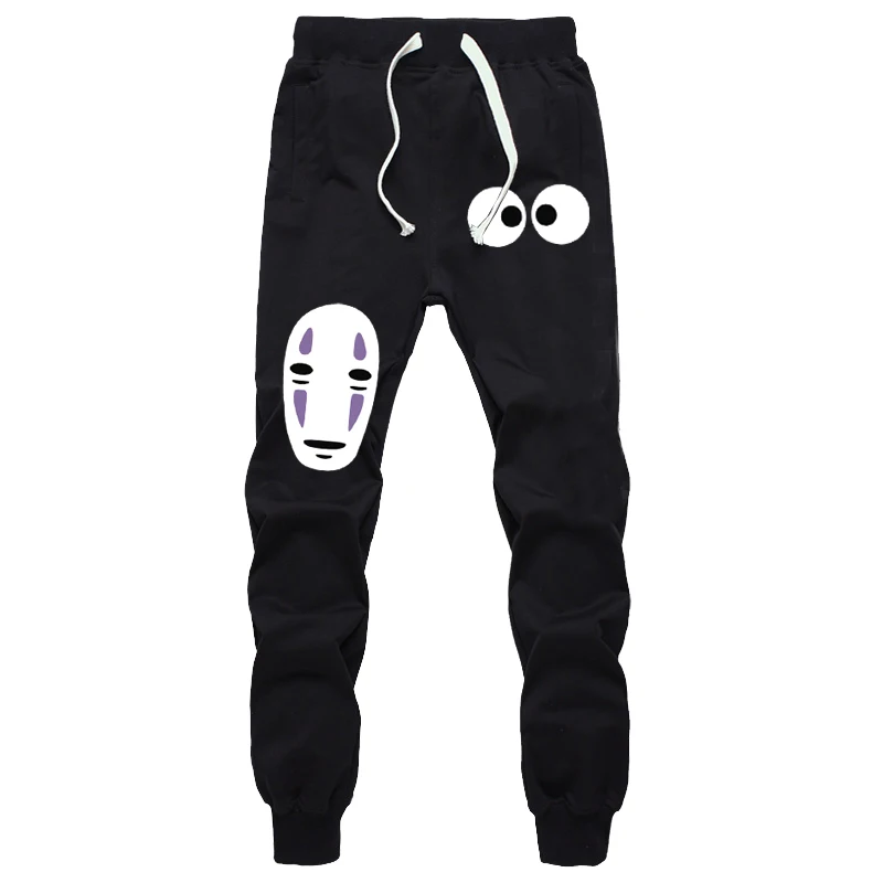 

Fashion Anime Spirited Away No Face Sweatpants Spring Autumn Casual Hip Hop Harem Sweat Pants Silm Tracksuit Long Trousers Gift
