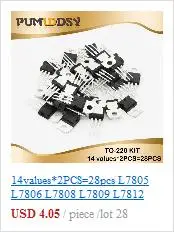 ТРАНЗИСТОР набор сортированных(СОТ-23) 18kinds* 10 шт. = 180 шт. 2N2222 S9013 S9014 S9015 S9018 S8050 S8550 5551 5401 2N3904 2N3906 C1815