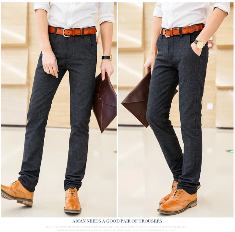 Pantalon Homme, Мужские штаны, брюки, спортивная одежда, повседневные льняные прямые штаны, Мужская одежда, рабочий дизайн, высокое качество, деловая мода